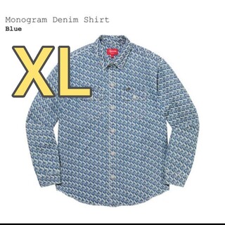 シュプリーム(Supreme)のモノグラムデニムシャツ XL 新品未使用(シャツ)