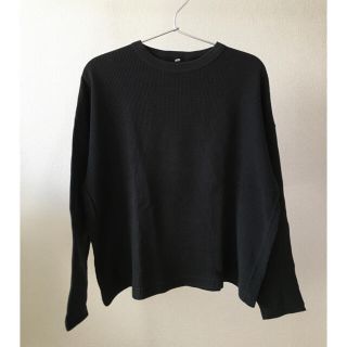 ムジルシリョウヒン(MUJI (無印良品))の【MUJI Labo】ワッフルドロップショルダーTシャツ(カットソー(長袖/七分))