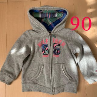 トミーヒルフィガー(TOMMY HILFIGER)のトミーヒルフィガー　裏起毛パーカー　90(ジャケット/上着)