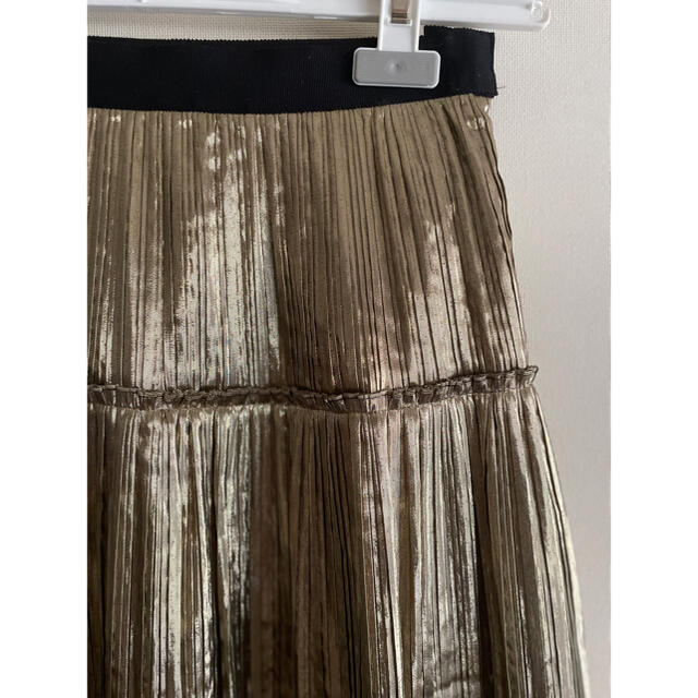 お値下げ★新品★MIHOKO SAITO プリーツスカート レディースのスカート(ひざ丈スカート)の商品写真