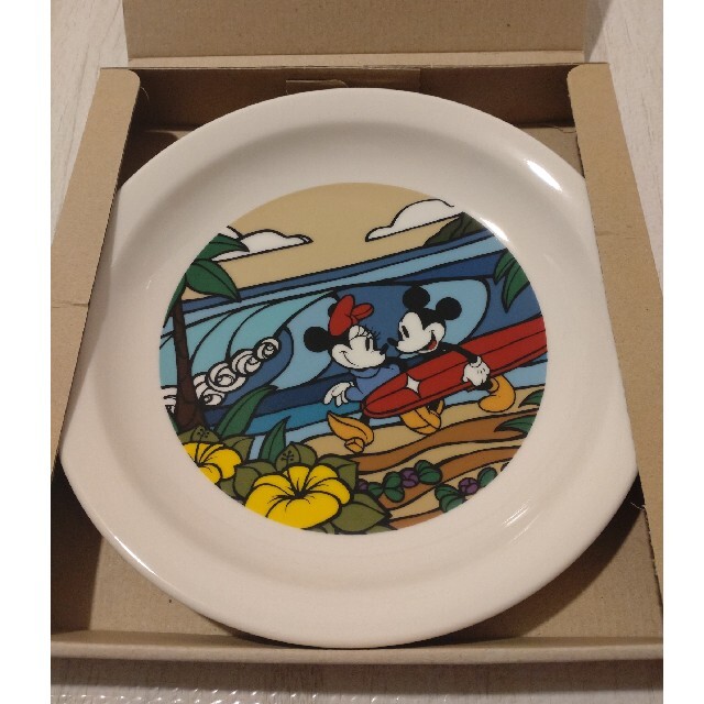 ミッキーマウス(ミッキーマウス)の【新品未使用】SURF MICKEY COLLECTION / PLATE(L) インテリア/住まい/日用品のキッチン/食器(食器)の商品写真