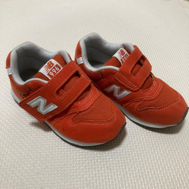 New Balance(ニューバランス)のニューバランス　スニーカー  996  オレンジ　16㎝ キッズ/ベビー/マタニティのキッズ靴/シューズ(15cm~)(スニーカー)の商品写真