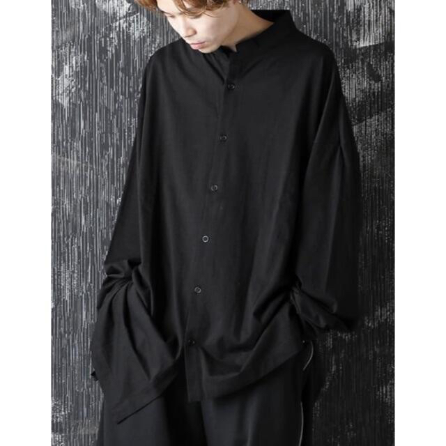 BLACK型番20AW Yohji Yamamoto Homme  オープンカラー