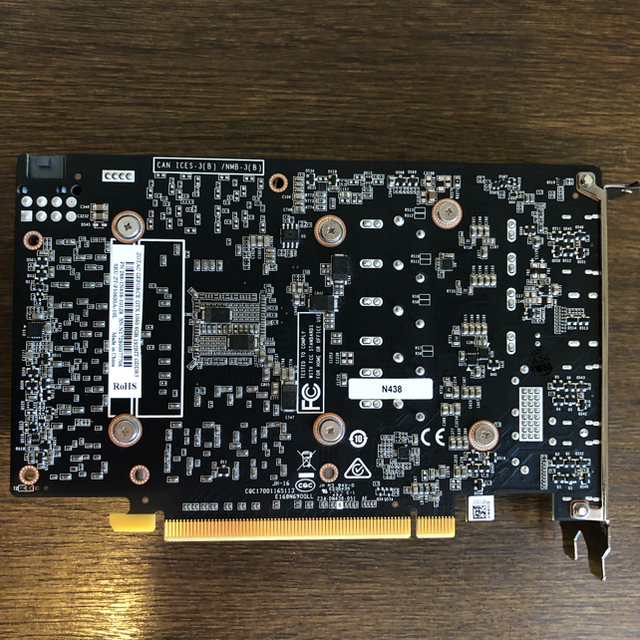 ZOTAC Geforce GTX1060 6GB 192bit GDDR5 スマホ/家電/カメラのPC/タブレット(PCパーツ)の商品写真