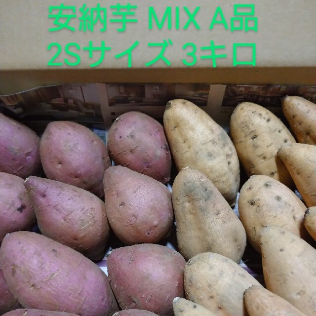 種子島安納芋MIX 2S 3キロ 食品/飲料/酒の食品(野菜)の商品写真