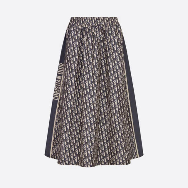 Christian Dior(クリスチャンディオール)のDIORディオール　オブリーク　テクニカルタフタスカート レディースのスカート(ひざ丈スカート)の商品写真