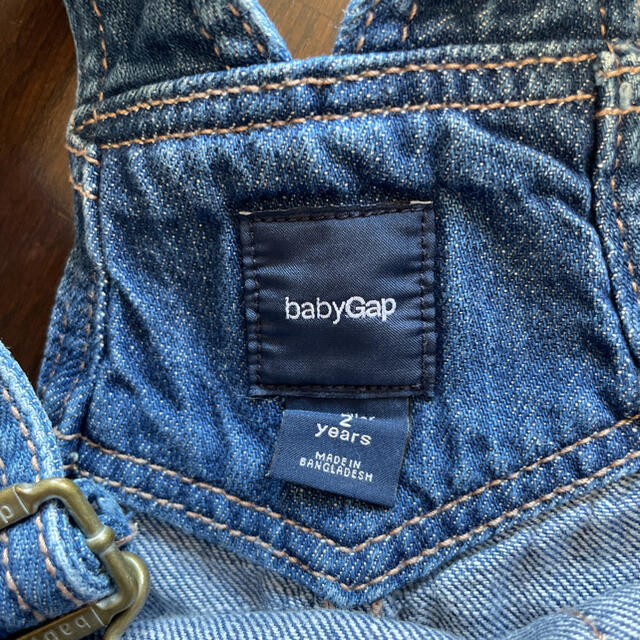 babyGAP(ベビーギャップ)のbaby GAP デニム　サロペット　スカート  95 キッズ/ベビー/マタニティのキッズ服女の子用(90cm~)(ワンピース)の商品写真