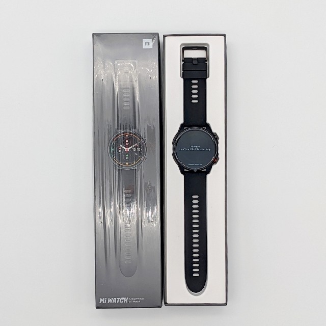 Xiaomi Mi Watch ブラック BLACK シャオミ本体充電ケーブル箱説明書一式