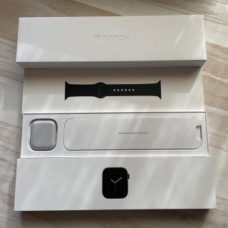 アップルウォッチ(Apple Watch)のapplewatch series6 セルラーモデル ステンレス グラファイト(腕時計(デジタル))