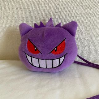 ポケモン(ポケモン)のゲンガー　がま口ぬいぐるみポシェット(キャラクターグッズ)