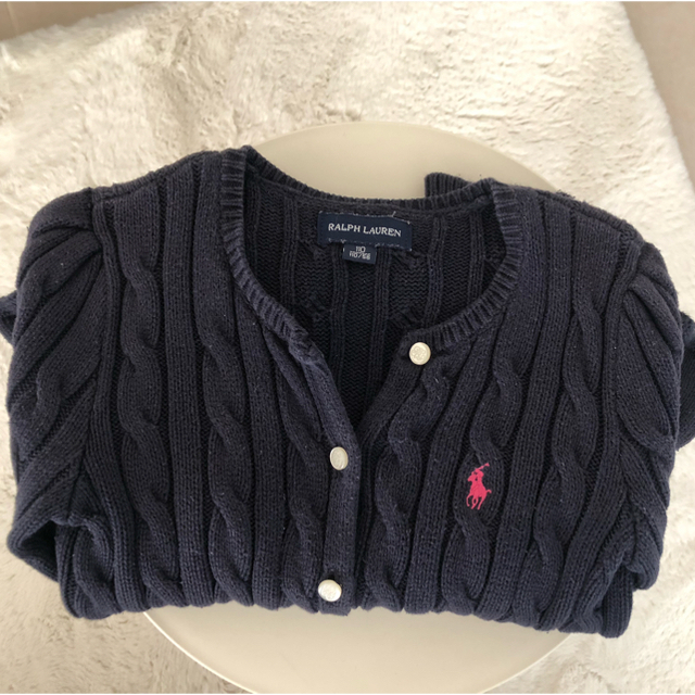 Ralph Lauren(ラルフローレン)のラルフローレン 110cm カーディガン キッズ/ベビー/マタニティのキッズ服女の子用(90cm~)(カーディガン)の商品写真