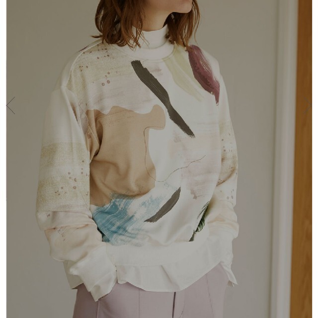 【美品】AMERI アメリ MARY PAINTING SWEAT  完売品