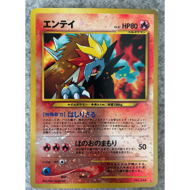 ポケモン - ポケモンカードネオ neo 旧裏 エンテイ プレミアムファイル