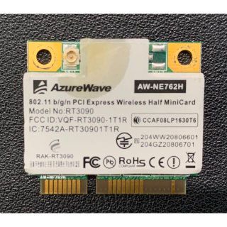 無線LANカード AzureWave AW-NE762H(PC周辺機器)
