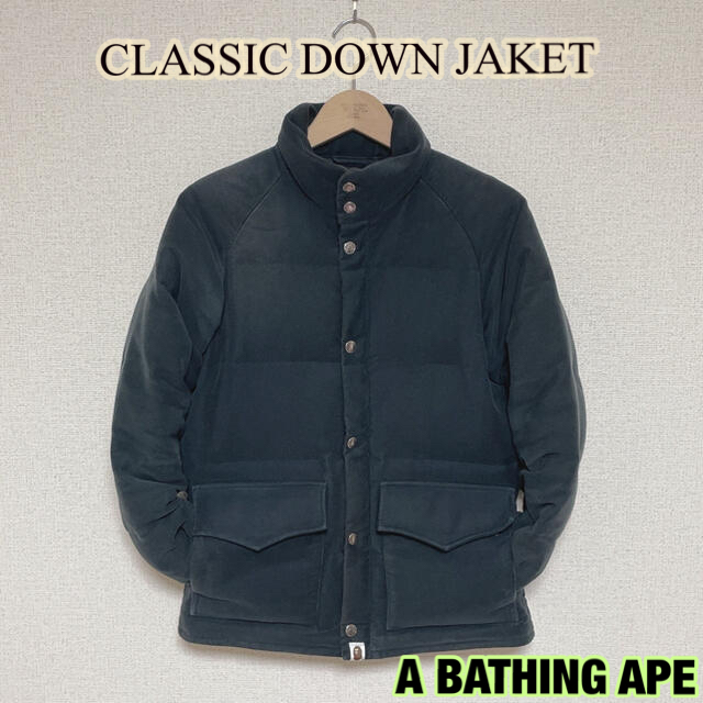 CLASSICBAPE✨ MOLESKIN CLASSIC DOWN JAKET✨