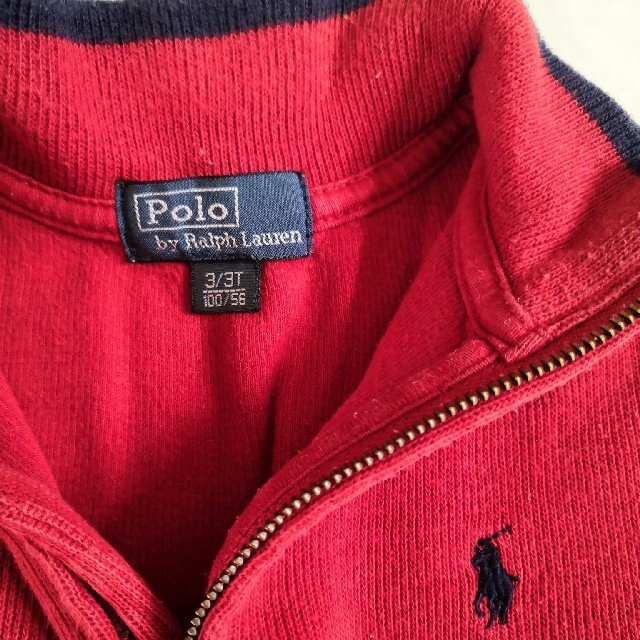 Ralph Lauren(ラルフローレン)のラルフローレン　セーター　100　レッド キッズ/ベビー/マタニティのキッズ服男の子用(90cm~)(ニット)の商品写真