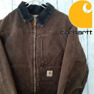 カーハート(carhartt)の【美品❗】カーハート デニムジャケット ブラウン系(Gジャン/デニムジャケット)