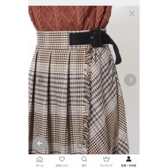 BARNEYS NEW YORK - ヴェロフォンナ 未使用 チェックスカートの BARNEYS NEW YORK - ヴェロフォンナ 未使用 チェックスカートの