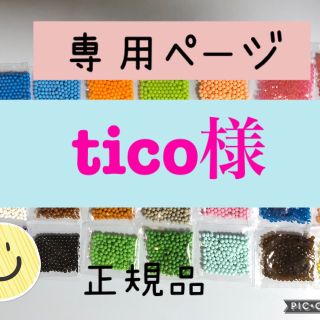 エポック(EPOCH)のアクアビーズ☆100個入り×6袋（tico様）(知育玩具)