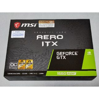 MSI GEFORCE GTX1660 SUPER AERO ITX(PCパーツ)