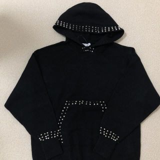 ザラ(ZARA)のザラ ZARA パーカー スタッズ レディース 美品(パーカー)