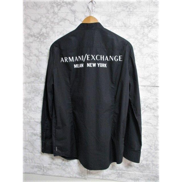 ARMANI EXCHANGE(アルマーニエクスチェンジ)の☆アルマーニ エクスチェンジ ロゴ プリント ルーズ ジップシャツ シャツ/M メンズのトップス(シャツ)の商品写真