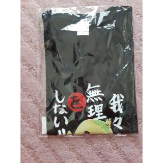 ふなっしー　『我々は無理をしない』Tシャツ　L　　(ブラック)(お笑い芸人)