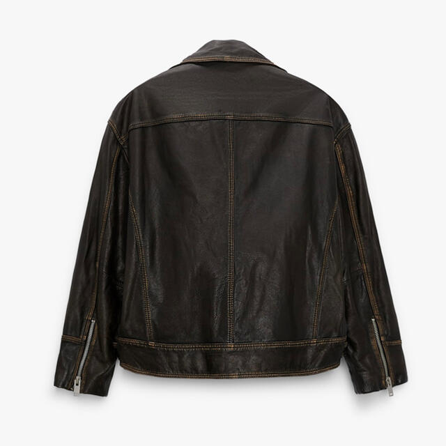ZARA - 新品 ZARA ヴィンテージレザージャケットの通販 by nimo ZARA - 新品 ZARA ヴィンテージレザージャケットの通販 by nimo