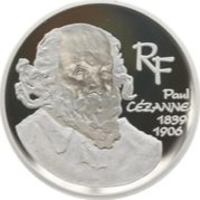 2006 フランス セザンヌ追悼 100周年 20ユーロ 5オンス プルーフ銀貨