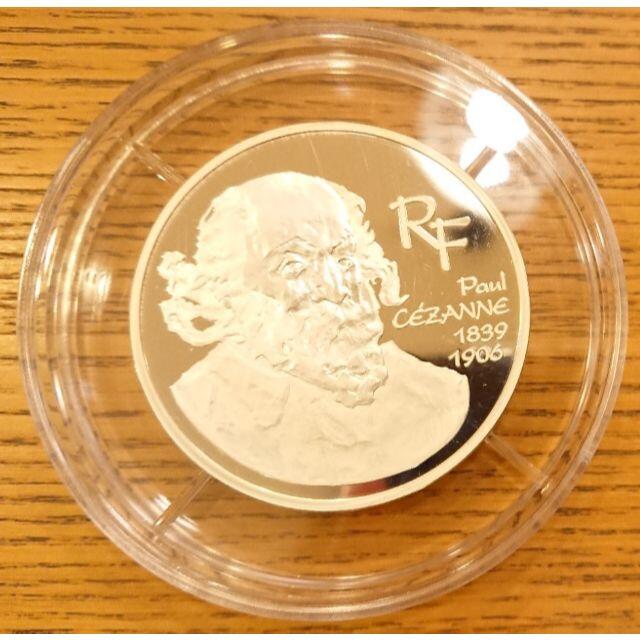 2006 フランス セザンヌ追悼 100周年 20ユーロ 5オンス プルーフ銀貨