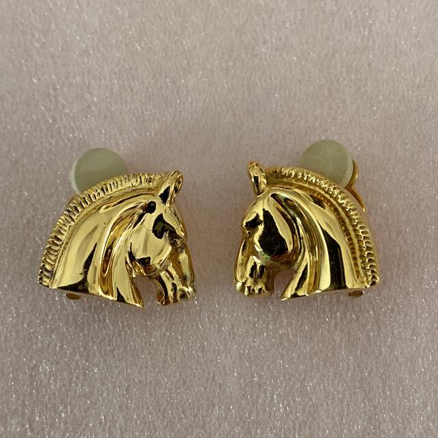 エルメス イヤリング 馬 ゴールド | linnke.com.br