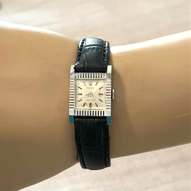 Rolex ロレックス　レディース　アンティーク腕時計　18KWG無垢　手巻き