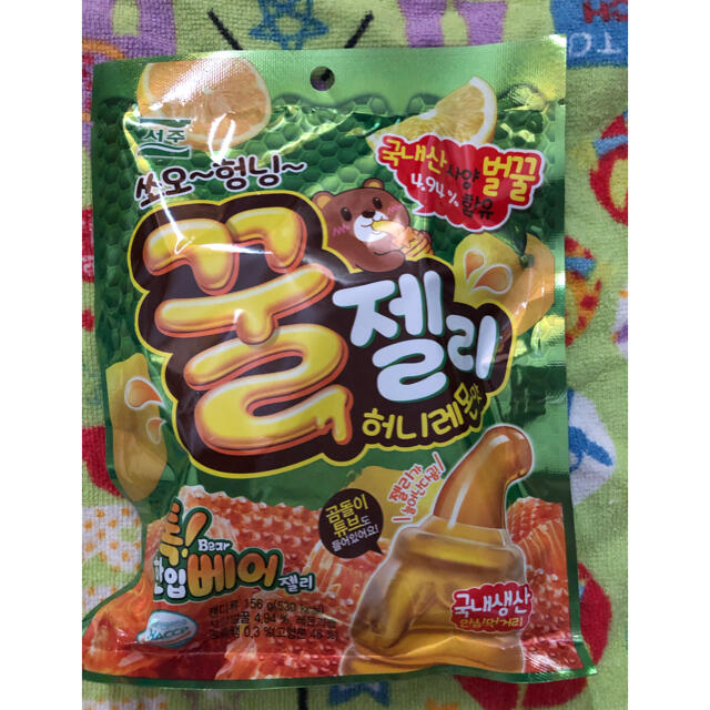 韓国　はちみつゼリー  食品/飲料/酒の食品(菓子/デザート)の商品写真