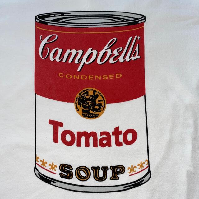 HARE(ハレ)のキャンベルズ スープ缶Tシャツ Mサイズ メンズのトップス(Tシャツ/カットソー(半袖/袖なし))の商品写真