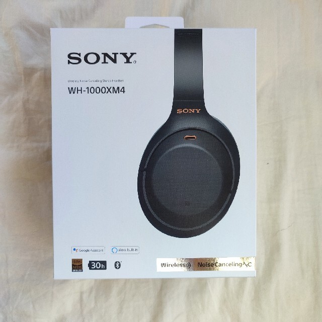 ソニーSONY　ワイヤレスヘッドホン WH-1000XM4 ブラック　ほぼ新品