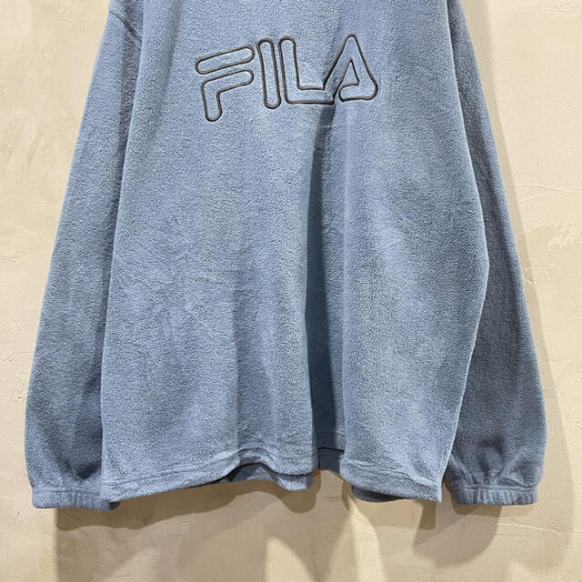 FILA(フィラ)の古着 FILA フィラ クルーネック フリース　スウェット メンズのトップス(スウェット)の商品写真