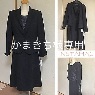 【新品未使用】喪服★ブラックフォーマルスーツ★ワンピ×ジャケット★法事/冠婚葬祭(礼服/喪服)