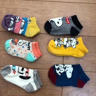 スヌーピー(SNOOPY)のスヌーピー　ソックス6足　14-18(靴下/タイツ)