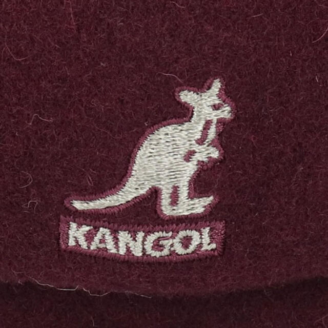 KANGOL(カンゴール)の【KANGOL】カンゴール ウール スピットファイヤー ワイン レディースの帽子(キャスケット)の商品写真