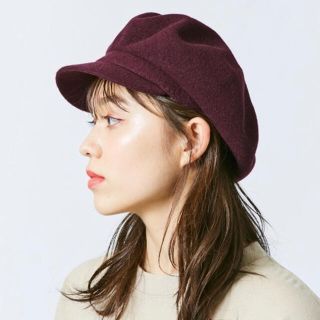 カンゴール(KANGOL)の【KANGOL】カンゴール ウール スピットファイヤー ワイン(キャスケット)