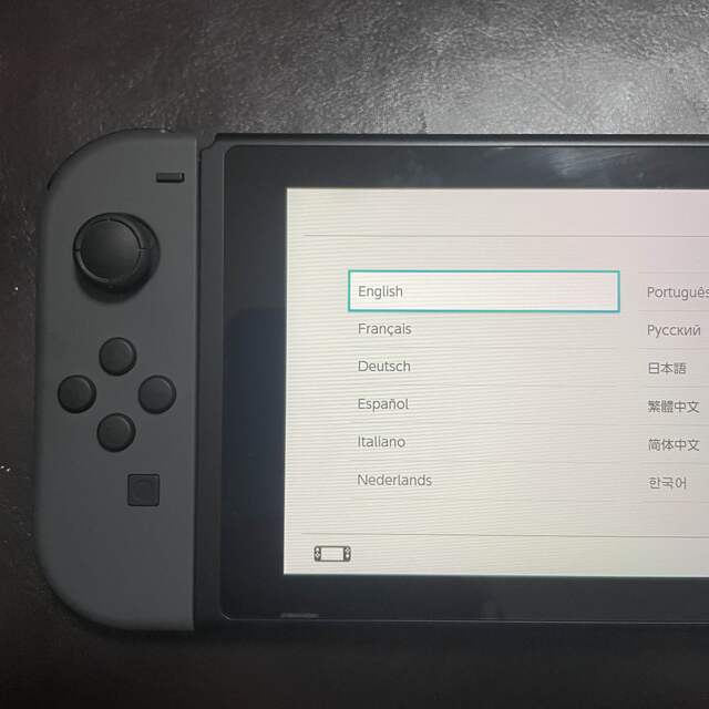 【Nintendo】新型Switch グレー　箱なし
