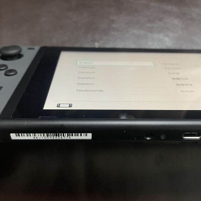 Nintendo】新型Switch グレー 箱なし Nintendo】新型Switch グレー 箱なし