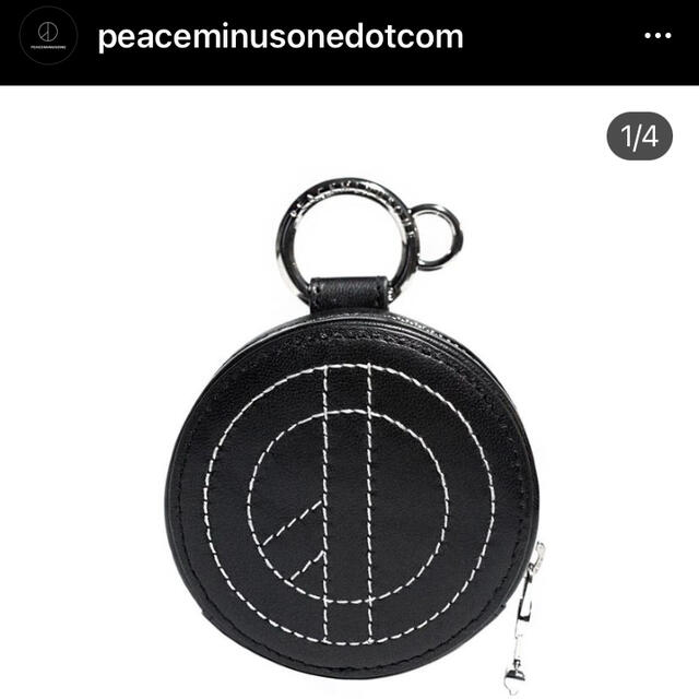 PEACEMINUSONE(ピースマイナスワン)のpeaceminusone LEATHER POUCH #1 BLACK エンタメ/ホビーのタレントグッズ(ミュージシャン)の商品写真