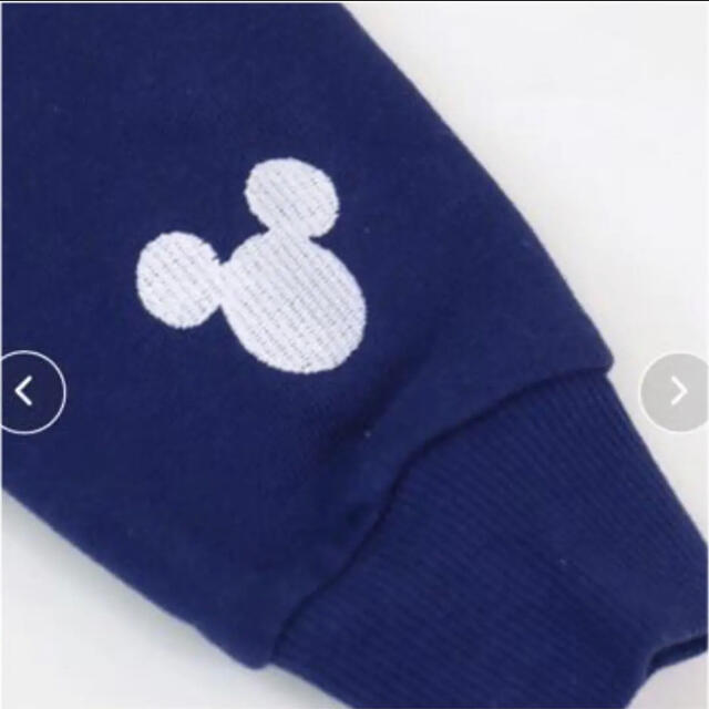 Disney(ディズニー)のミッキーマウス / サガラ刺繍パーカー キッズ/ベビー/マタニティのベビー服(~85cm)(トレーナー)の商品写真