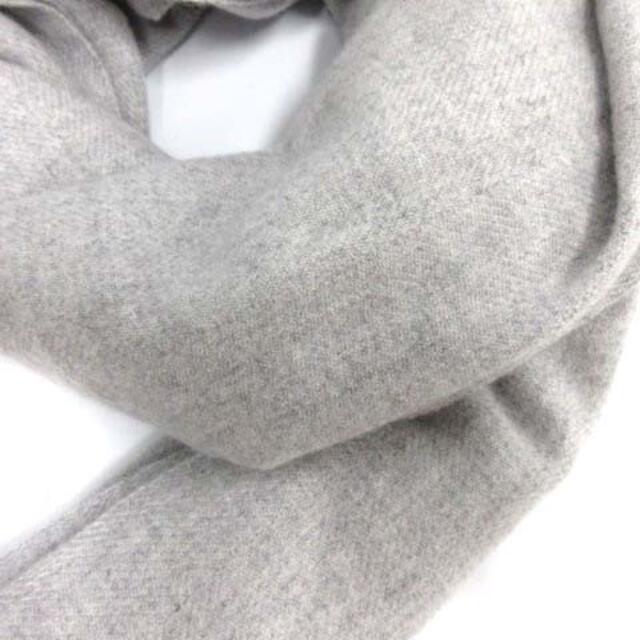 エルメス HERMES 大判ストール マフラー フリンジ カシミヤ 無地