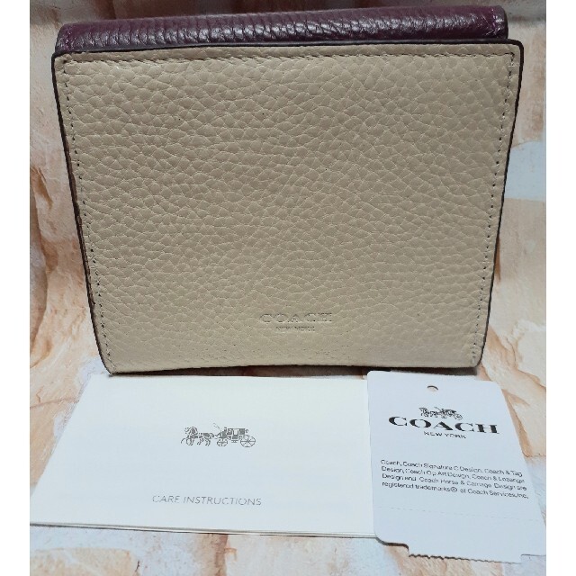 COACH コーチ 二つ折り財布 メタリック カラーブロック⭐︎ taniura.com