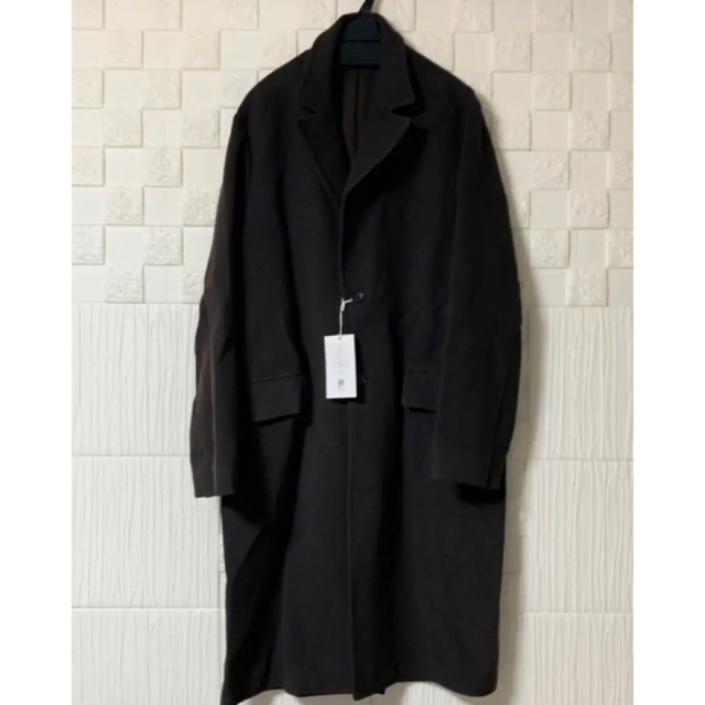 【WYM LIDNM】PE MELTON BOX CHESTER COAT メンズのジャケット/アウター(チェスターコート)の商品写真