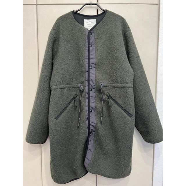 ★りこぴん様専用★WOOLRICH-LIGHT PILE LONG JACKET レディースのジャケット/アウター(ロングコート)の商品写真