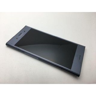 ソニー(SONY)のSIMフリー au XPERIA XZ1 SOV36 ブルー◆美品◆267(スマートフォン本体)