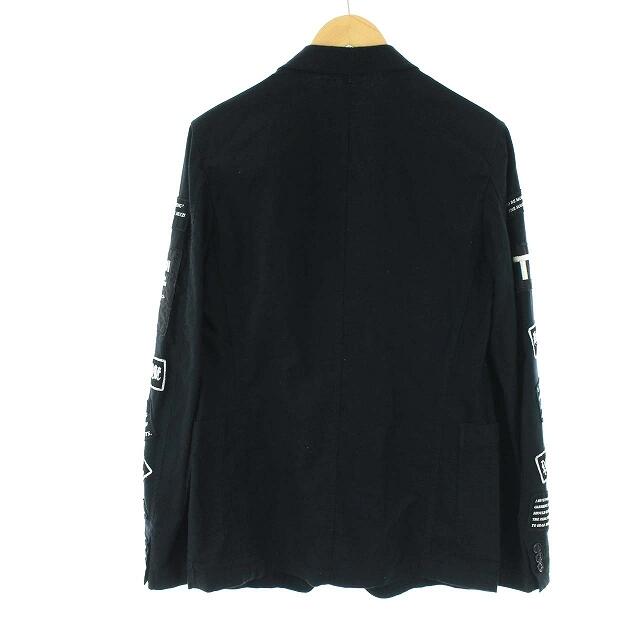ヨウジヤマモトプールオム レディメイド テーラードジャケット シングル 2 黒 メンズのジャケット/アウター(テーラードジャケット)の商品写真